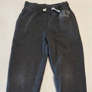 Gap Kids Large Boys Gray Sweatpants Drawstring Adjustable Waist Pants Classic